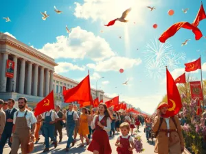 С праздником 1 Мая от компании
